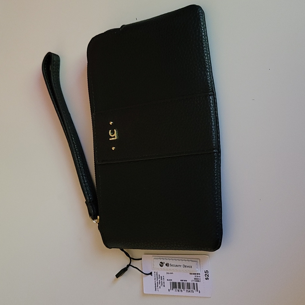 Liz Claiborne Mini Zip Around Wristlet - Picture 4 of 4